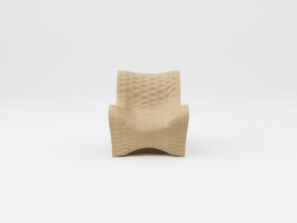 3d printed wooden chair